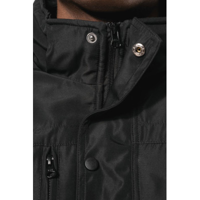 Parka with removable hood